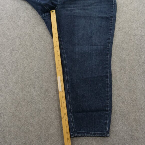 Volcom Jeans Womens 24 W Plus Blue Skinny Ankle Legging Fit Stretch Zip Fly - Picture 14 of 16